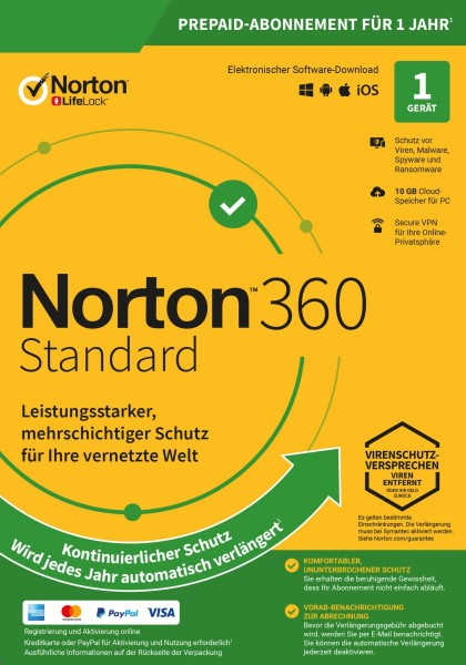 Norton 360 | 2025 | Kein Abo