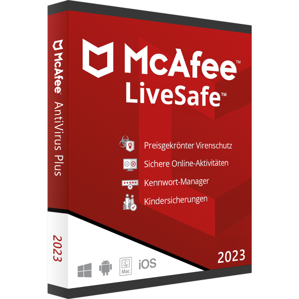 McAfee LiveSafe 2023 | Windows / Mac
