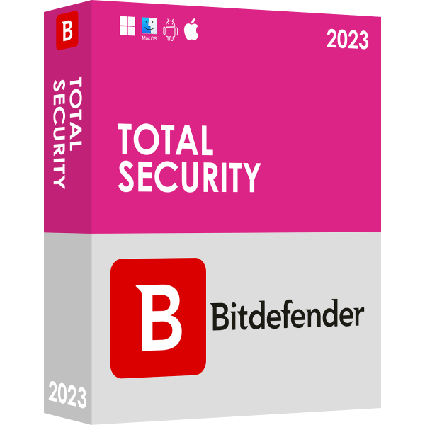 Bitdefender Total Security 2023 | PC/Mac/Mobilegeräte