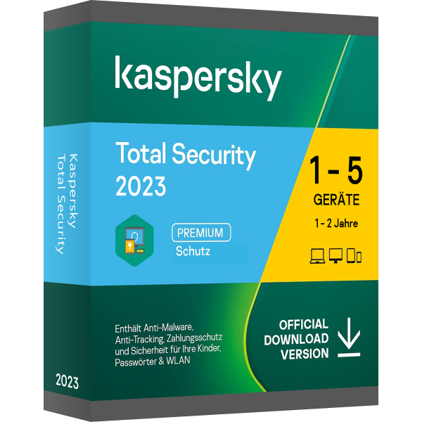 Kaspersky Total Security 2023 | PC | MAC | Android