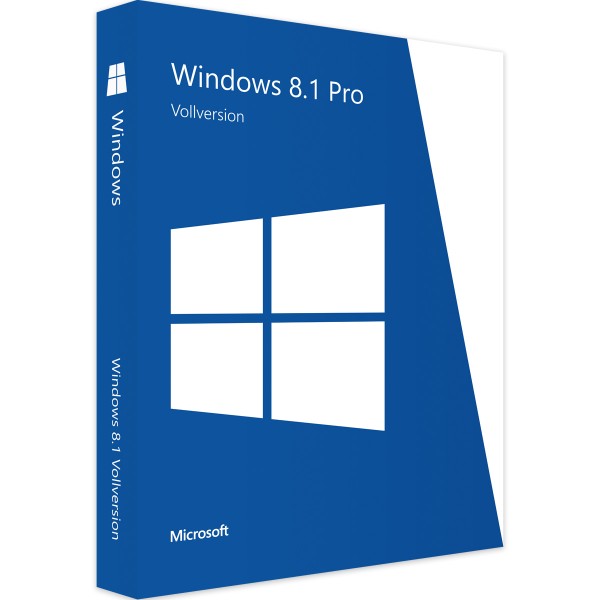 Windows 8.1 Professional - Vollversion - Download