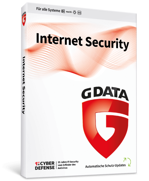 G Data Internet Security 2022 3 Geräte 1 Jahr